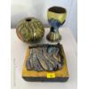 Image 1 : Potteries Goblet & Vase 