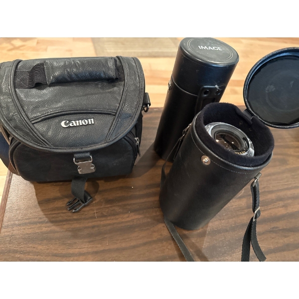 Minolta Maxxum AF Zoon 70-210mm 1:4 (32) Lens w/ Canon Camera Case 
