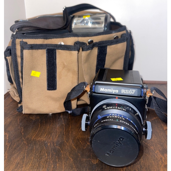 MAMIYA RZ67 Pro Camera w/ Canvas Carry Bag & More