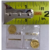 Image 1 : 8 Karat Gold Sovereign Coins; Set of 2, Unopened, Package Weighs 0.7g