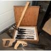 Image 1 : Antique Metal File Set w/ Assorted Hand Tools 
