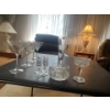 Image 1 : Martini Glasses (4), Beer Glass (1), Liquor Glasses (4), Crystal Champagne Glass (1), Crystal Candy 