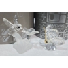 Image 2 : 2 Swarovski Crystals Bumblebee (3"T) & Butterfly (2"T) In Original Boxes