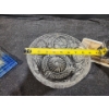 Image 5 : Cut Crystal Bowl with Art Deco Trivet Tray and Chestnut Tools Cheese Knives and Markers