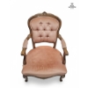 Image 8 : Two An Elegant Antique Chair that features Pink Upholstery along with Beautiful