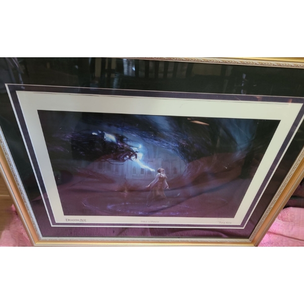 Dragon Age Origins Prince of Power by Sung Kim Ltd Edition Print 289/400 26 w 22 h