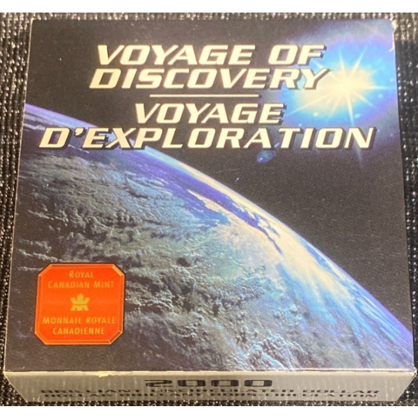 2000 Voyage of Discovery Dollar 92.5% Silver 25.175 Grams