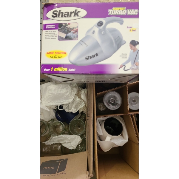 Shark Hand-Held Turbo Vac, Drinkware 
