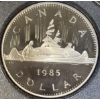 Image 2 : 1985 Canadian Specimen Set With 50% Silver Dollar 23.33 Grams