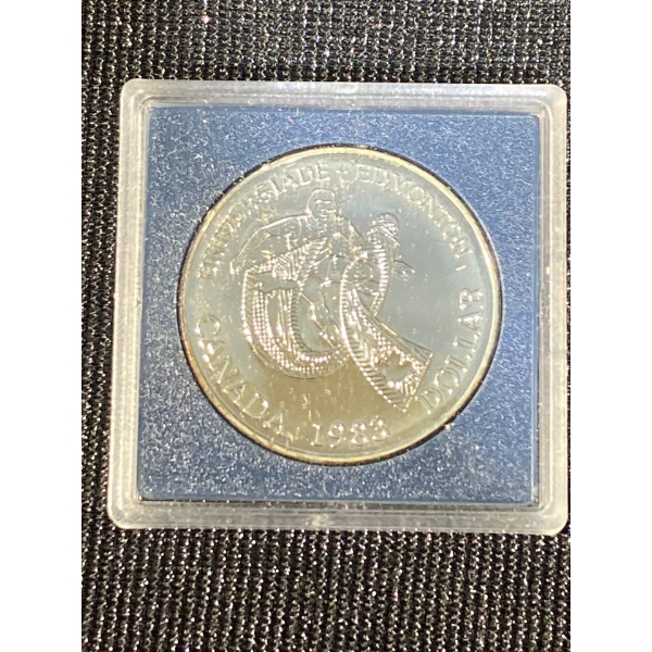 Universiade Edmonton 1983 Silver Canadian Dollar