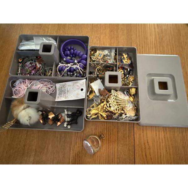 Costume Jewelery Collection Featuring Gold Filled Locket 