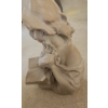 Image 3 : Plaster Resin Statue of Girl Reading a Book 11 W, 18 T (No Marking)