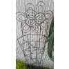 Image 3 : Outdoor Essentials - Tropical Outdoor Basket w/ Garden Hose & Metal Plant Stands 