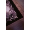 Image 5 : Furniture and Decor Lot With Ottoman, Floor Lamp, Coat Rack, and Rug