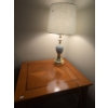 Image 2 : Wooden Side Table (24W, 22D, 20T) w/ Lamp (24T) 