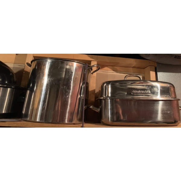 Home Miscellaneous - Cookware, Kitchen Aid Pot, Rival Roaster Oven, and More 