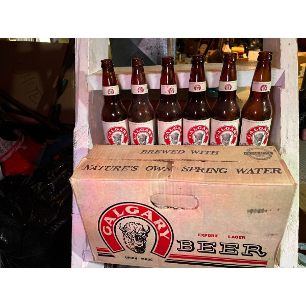 12 pack of Calgary Union made beer, original box and all bottles accounted for