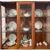 Image 2 : China Cabinet Contents Incl. Dishware By Mitterteich Bavaria 