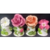 Image 3 : Franklin Mint Porcelain Flower 24K Gold Trim Bells 
