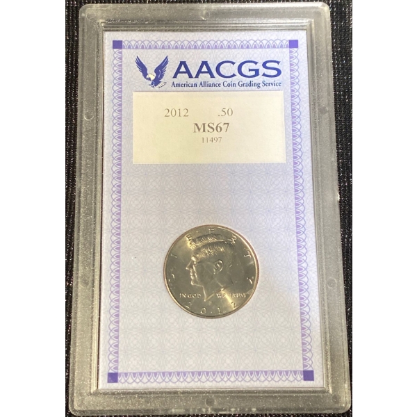 2012 Kennedy Half Dollar MS67