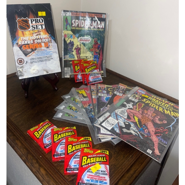 Collectors Party Pack - NHL Pro Set Unopened Cards Comic Books & More