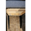 Image 5 : Four Dining Chairs w/ Grey Upholstery Covers 17 W, 18.5 D, 35 T 