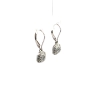 Image 2 : Elle 925 Silver & Pave-Set Cubic Zirconia Drop Earrings, 2.87grams