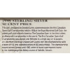 Image 3 : 1999 Canada 50-Cent Sterling Silver Coin  92.5% Silver 9.3 Grams
