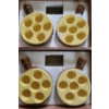 Image 1 : Vintage Escargot Serving Bowls by Feyel X4, One Chipped as Shown (Made in France) 