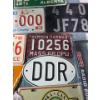 Image 3 : Antique License plates: Alberta, Ontario, European