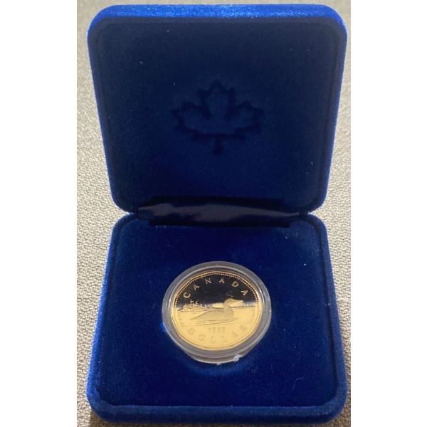 1987 First Day of Circulation Proof Dollar