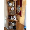 Image 1 : Solid Wood  corner cabinet, including all contents, lots of cool vintage items, including a Scottie 