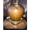 Image 4 : Life Sized Victorian Diving Helmet - Copper & Brushed Brass