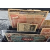 Image 14 : International Bank Notes and Queen Elizabeth II Souvenir Gold Button Set Circa 1990