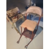 Image 3 : Vintage: TV Trays 22 X 16, Floor Lamp 11" Base, 59 T, Ice Fishing Chair 18 W, 29.5 D, 31 T, Stool
