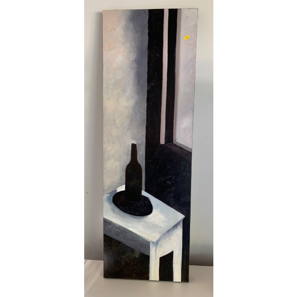 Joanna Drummond Oil On Cavass 16 x 48 Bottle