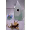 Image 2 : Swarovski Crystal 2 Broch's Pegasus and Butterfly with Stand 