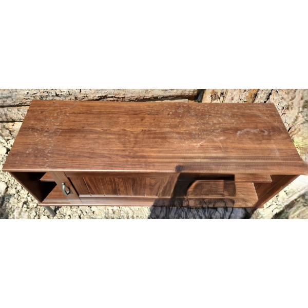 TV Stand w/ Lower Shelves and 1 Sliding Cabinet Door 45 W, 15 D, 21 T 