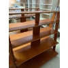 Image 1 : Wooden Commercial shelf Measuring 50”T, 49”L, 33”W
