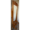 Image 2 : Vintage Oak Full Length Mirror - Spindle Style 19x68