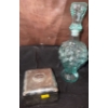 Image 7 : Vintage 3D Resin Animated Police Cop w/ Assorted License Plates & Decantor