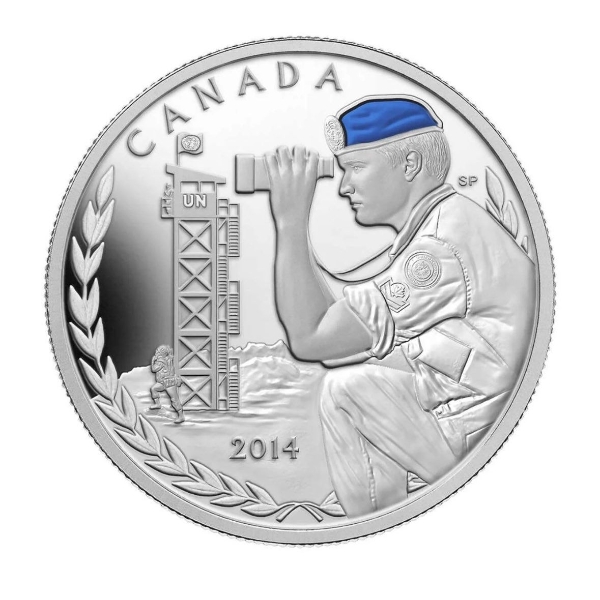 2014 $20 Canadian Peacekeeping in Cyprus, 50th Anniversary - Pure Silver Coin
SKU: 126640