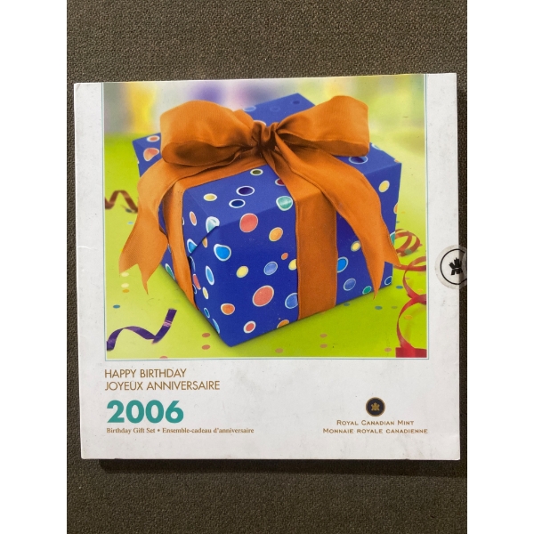 2006 Royal Canadian Mint Happy Birthday Coin Set