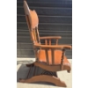 Image 4 : Antique Solid Wood Rocker Chair (Short Seat H-16")