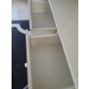 Image 3 : White MDF 8 Drawer Dresser 32 w, 50 h, 15 d, Black 5 Shelf Cabinet 36 w, 72 h, 18 d