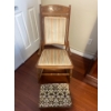Image 2 : Antique Edwardian Nursing Glider / Rocking Chair w/ Foot Rest 18x29x46