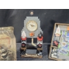 Image 4 : Calgary Flames Frame and Pendulum Clock, NY Islanders Goalie Collectible, Mario Lemieux Photo