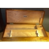 Image 4 : Decorative Lamp 16T Brass Candlestick Holders w/ Wood Desk Clock