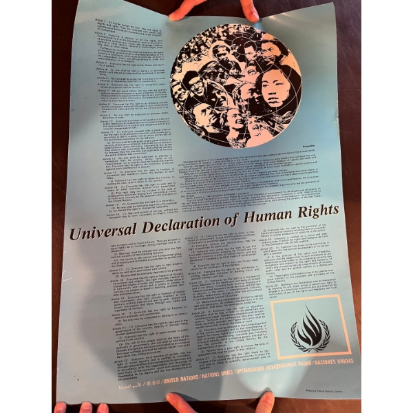 Universal declaration of human rights. The other explorers. Plus a memory in the making the Olympic 
