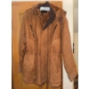 Image 1 : Men's Suede Genuine Safari Jacket w/ Hood & Drawstring Waist Size XL